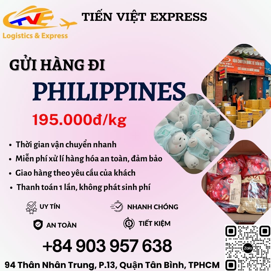 Gửi hàng đi Philippines - Tiến Việt Express
